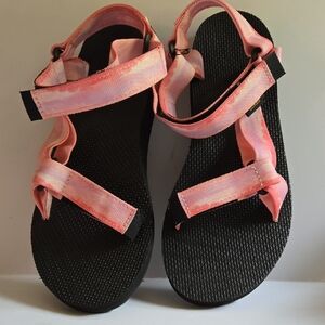 Teva Women's Original Universal Tie DYE Coral Sandals New